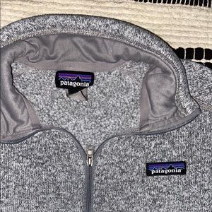 Gray Patagonia half zip